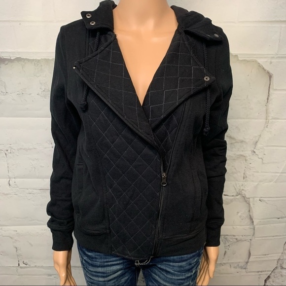 SO Jackets & Blazers - Black Hooded Jacket